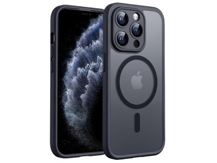 Techsuit – PureFrost MagSafe obal na iPhone 11 Pro Max – matný čierny