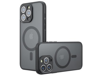 Techsuit – PureFrost MagSafe obal na iPhone 14 Pro Max – matný čierny