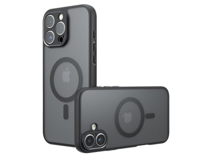 Techsuit – PureFrost MagSafe obal na iPhone 16 Pro Max – matný čierny