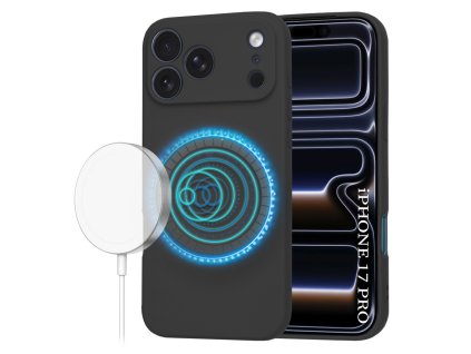 Techsuit – SoftFlex MagSafe obal na iPhone 17 Pro – čierny