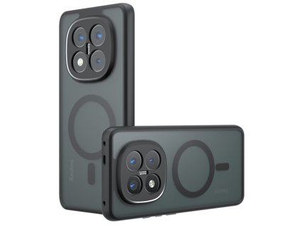 Techsuit – PureFrost MagSafe obal na Xiaomi Redmi Note 14 Pro+ 5G – matný čierny