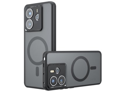 Techsuit – PureFrost MagSafe obal na Xiaomi Redmi Note 14 5G – matný čierny