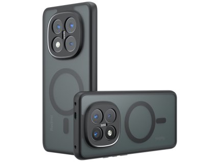 Techsuit – PureFrost MagSafe obal na Xiaomi Redmi Note 14 Pro 5G / Poco X7 – matný čierny