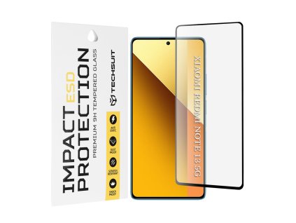 Techsuit – ESD ochranné tvrdené sklo na Xiaomi Redmi Note 13 5G – čierne