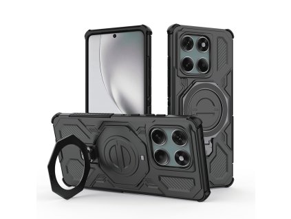 Techsuit – Carbon Shield PRO obal na Motorola Edge 60 Pro – čierny