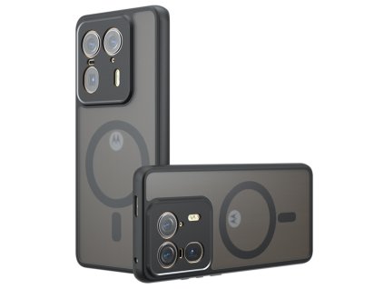 Techsuit – PureFrost MagSafe obal na Motorola Edge 50 Ultra – matný čierny