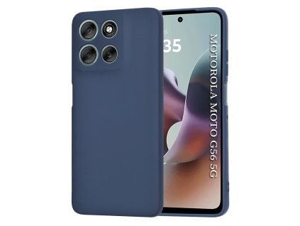 Techsuit – SoftFlex obal na Motorola Moto G56 – tmavomodrý