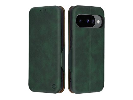 Techsuit – Safe Wallet Plus knižkové puzdro na Google Pixel 10 / 10 Pro – zelené
