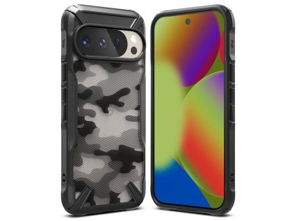 Ringke – Fusion X Design obal na Google Pixel 10 / 10 Pro – camo čierny