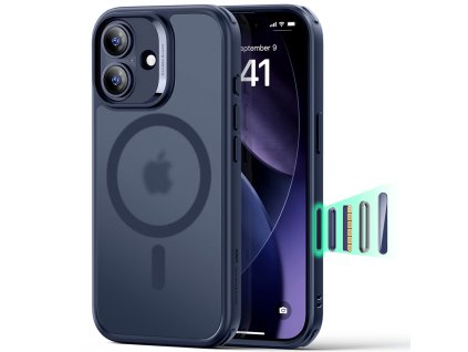 ESR - Classic Hybrid HaloLock ochranný obal na iPhone 17 - matný modrý