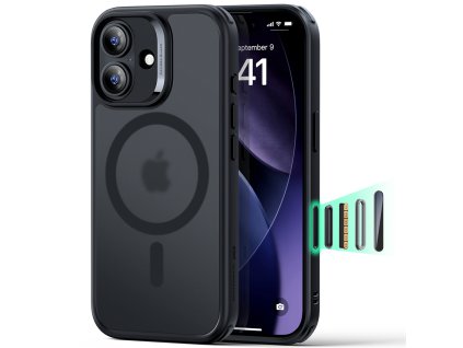 ESR - Classic Hybrid HaloLock ochranný obal na iPhone 17 - matný čierny
