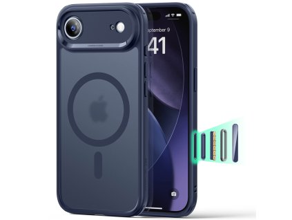 ESR - Classic Hybrid HaloLock ochranný obal na iPhone 17 Air - matný modrý