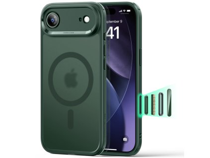 ESR - Classic Hybrid HaloLock ochranný obal na iPhone 17 Air - matný zelený