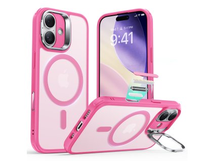 ESR - Classic Hybrid HaloLock Kickstand ochranný obal na iPhone 17 - matný ružový