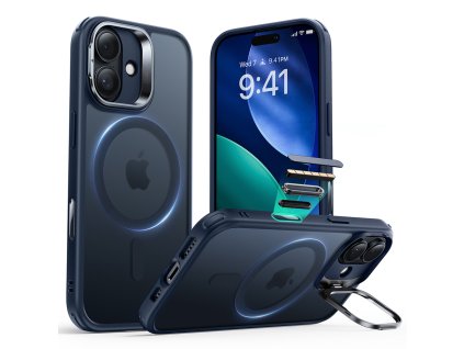ESR - Classic Hybrid HaloLock Kickstand ochranný obal na iPhone 17 - matný modrý