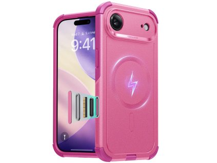 ESR - Cyber HaloLock ochranný obal na iPhone 17 Air - ružový