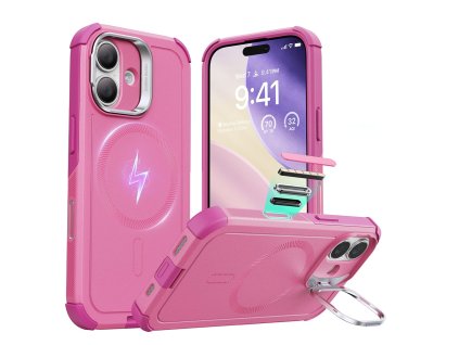 ESR - Cyber Armor Kickstand ochranný obal na iPhone 17 - ružový
