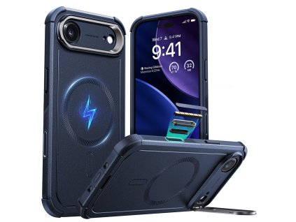 ESR - Cyber Armor Kickstand ochranný obal na iPhone 17 Air - modrý
