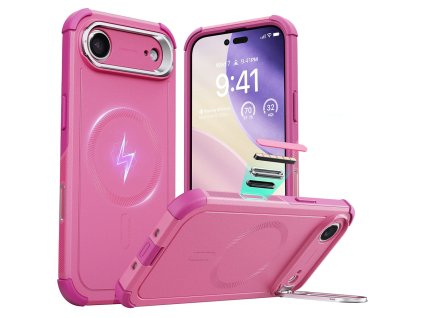 ESR - Cyber Armor Kickstand ochranný obal na iPhone 17 Air - ružový