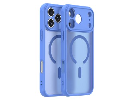 Techsuit - HaloFrost II MagSafe ochranný obal na iPhone 17 Pro Max – svetlomodrý