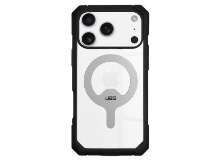 UAG - Trooper MagSafe ochranný obal na iPhone 17 Pro – priehľadný popolavý