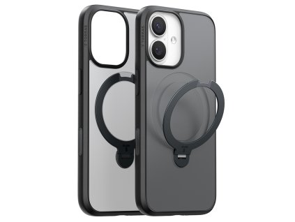 Torras - Ostand Spin MagSafe Series ochranný obal na iPhone 17 – čierny
