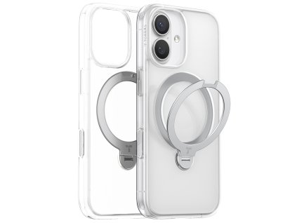 Torras - Ostand Spin MagSafe Series ochranný obal na iPhone 17 – priehľadný