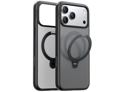 Torras - Ostand Spin MagSafe Series ochranný obal na iPhone 17 Pro Max – čierny