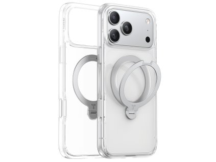 Torras - Ostand Spin MagSafe Series ochranný obal na iPhone 17 Pro Max – priehľadný