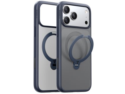 Torras - Ostand Spin MagSafe Series ochranný obal na iPhone 17 Pro Max – tmavomodrý