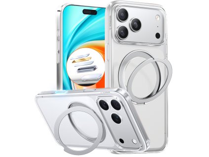 Torras - Ostand Pro MagSafe Series ochranný obal na iPhone 17 Pro – priehľadný