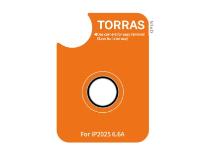 Torras - Lensguard Camera Protector ochrana objektívu pre iPhone 17 Air – čierna