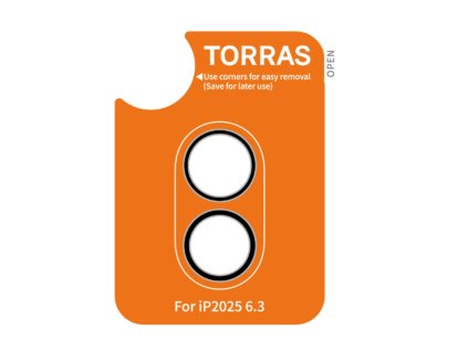Torras - Lensguard Camera Protector ochrana objektívu pre iPhone 17 – čierna