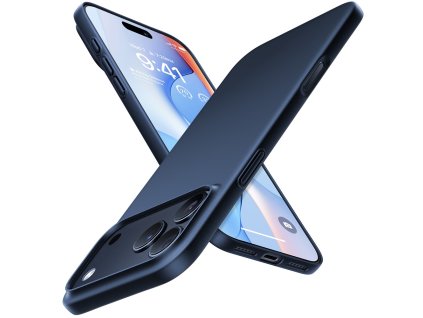 Torras - SlimFit MagSafe Series ochranný obal na iPhone 17 Pro – tmavomodrý