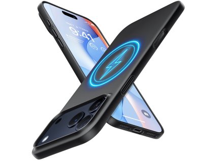 Torras - SlimFit MagSafe Series ochranný obal na iPhone 17 Pro – čierny