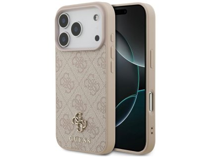 Guess - 4G Small and Classic Logo MagSafe ochranný obal na iPhone 17 Pro - ružový