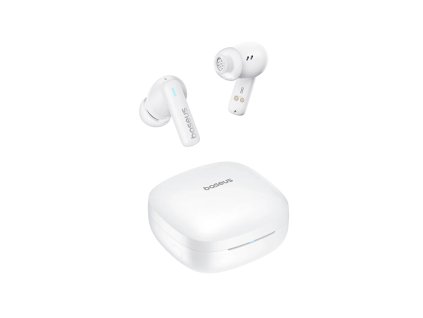 Baseus - Wireless Earbuds Bowie E19 (A00069600223-00) - Bluetooth 5.3, True Wireless, Touch Control, Call ENC, IPX5 - White