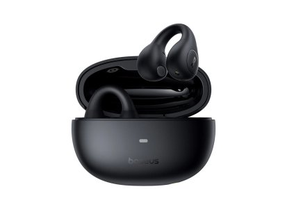 Baseus - Wireless Earbuds AirGo AS01 (A00069101113-00) - for Sports, Bluetooth 5.3, Noise Reduction, 2-Mic ENC - Black