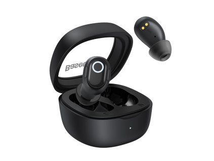Baseus - Wireless Earbuds Bowie WM02 (NGTW370201) - Bluetooth 5.3, TWS, In-Ear, with Microphone - Black