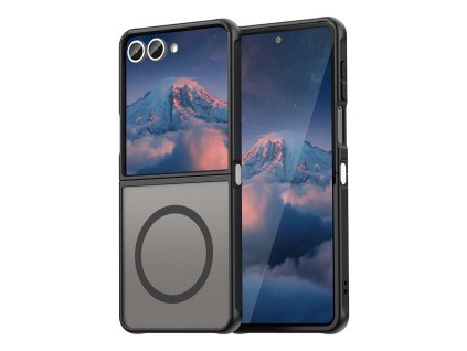 Techsuit - HaloFrost II MagSafe ochranný obal na Samsung Galaxy Z Flip7 – čierny