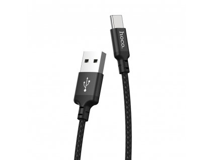 Hoco Dátový kábel Times Speed (X14) - USB-A na USB Type-C, 3A, 2,0 m - čierny