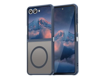 Techsuit - HaloFrost II MagSafe ochranný obal na Samsung Galaxy Z Flip7 – tmavomodrý