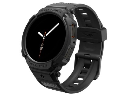 Spigen - Rugged Armor Pro ochranný remienok na Samsung Galaxy Watch8 40mm – matne čierny