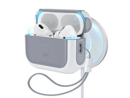 ESR - Orbit Hybrid HaloLock ochranný obal na Apple AirPods Pro 3 - biely