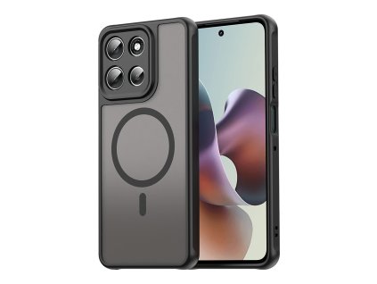 Techsuit - HaloFrost II MagSafe ochranný obal na Motorola Moto G56 – čierny