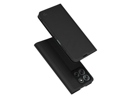 Techsuit - Magskin Book ochranný obal na Motorola Moto G56 – čierny
