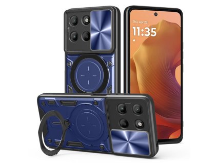 Techsuit - CamGuard Pro ochranný obal na Motorola Moto G15 / G15 Power – modrý