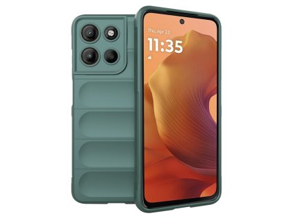 Techsuit - Magic Shield ochranný obal na Motorola Moto G15 / G15 Power – zelený