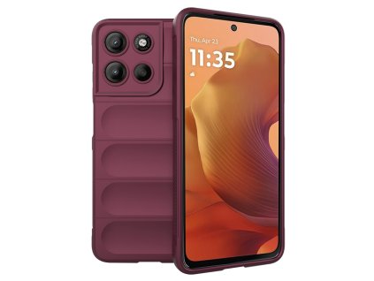 Techsuit - Magic Shield ochranný obal na Motorola Moto G15 / G15 Power – bordový