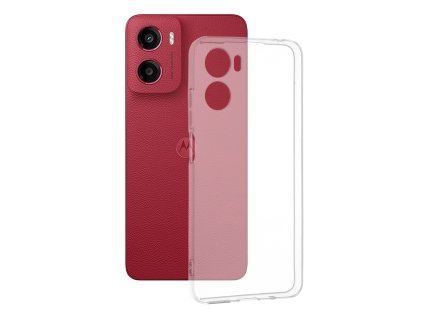 Techsuit - Clear Silicone ochranný obal na Motorola Moto G05 / E15 – priehľadný